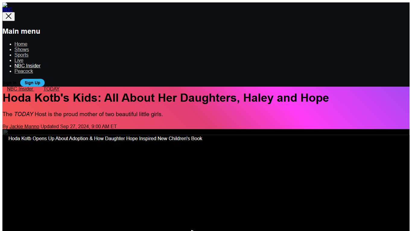 Hoda Kotb's Kids: All About Her Daughters, Haley and Hope