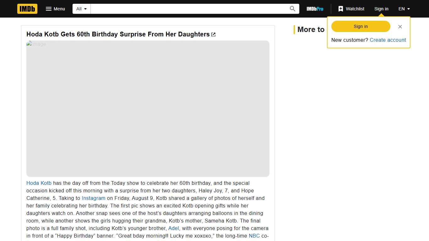 Hoda Kotb Gets 60th Birthday Surprise From Her Daughters - IMDb